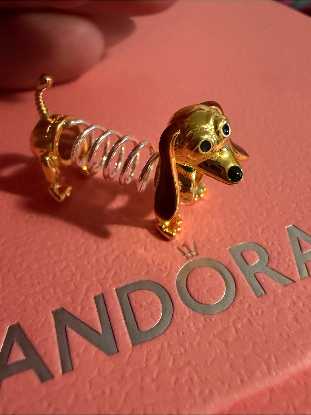 Disney X Pandora Tot Story Slinky Dog Charm